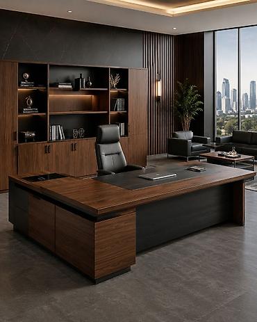 Ofis mebeli: Yeni, Müdir üçün, Kvadrat masa — 2