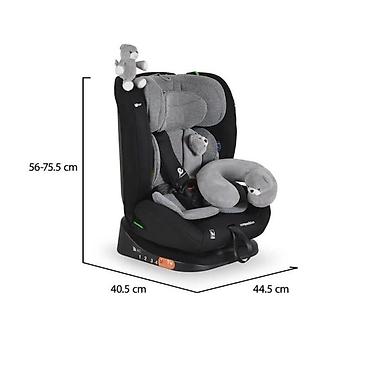 tom tailor farmerice: Auto sedište za decu Moni Competition 40–150 cm – Space Grey (Šifra — 4