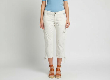 spodnie dla niskiej osoby: H&M, Spodnie 3/4 damskie, rozmiar XS