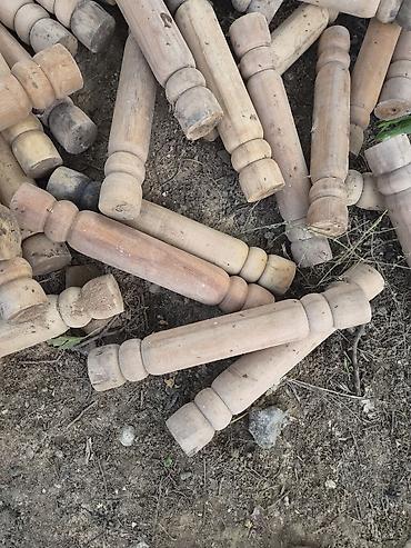 balas: Taxta torna sütunçalar – mebel ayaqları/komponentləri - Material — 3