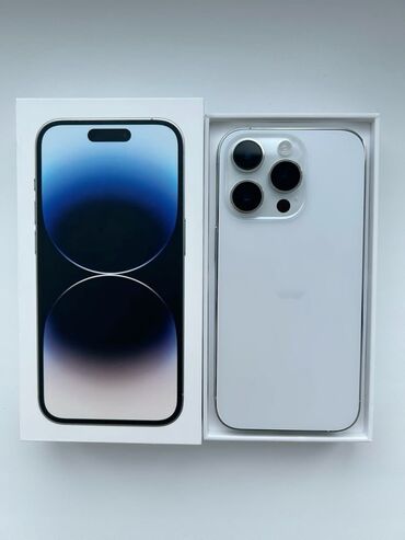 видеонаблюдение для дома через телефон: IPhone 14 Pro, Б/у, 256 ГБ, Белый, Защитное стекло, Чехол, Стилус, 83 %
