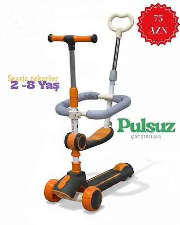 Samokatlar: 🚗💨 RQ16 Uşaq Skuteri – balacalar üçün ideal seçim! Rəngarəng dizaynı — 1