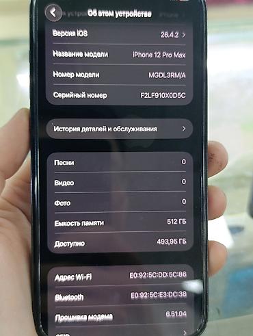 apple display: IPhone 12 Pro Max, Б/у, 512 ГБ, Pacific Blue, 80 % — 7