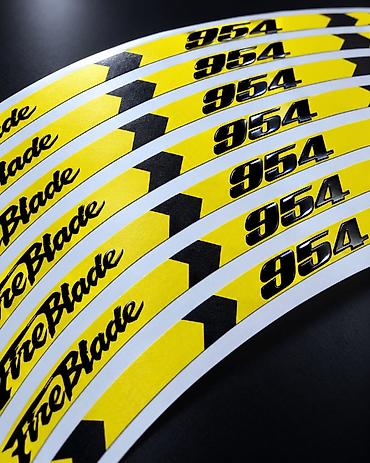 auto pragovi: HONDA 954 Fireblade Trakice za Felne–GLOSS 3D Efekat- 2886 HONDA CBR — 3