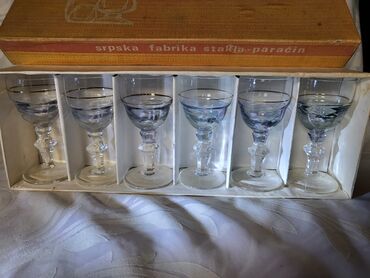Čaše: Casice kristal,rucni rad,gravura za zestoko pice paracinsko staklo iz — 2