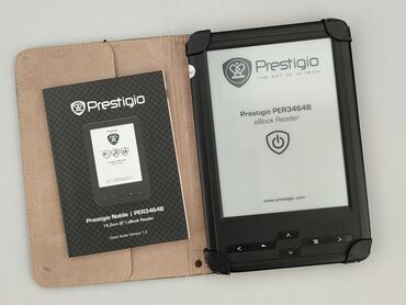 Czytnik e-booków Prestigio PER3464B w bardzo dobrym stanie. Urządzenie