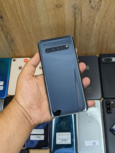 s 5 5: Samsung Galaxy S10 5G, Б/у, 256 ГБ, цвет - Черный, 2 SIM