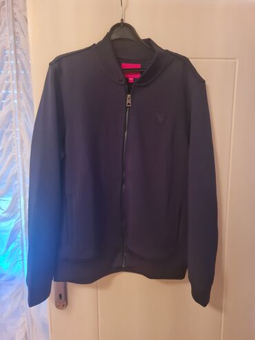 Duksevi: Duks, L (EU 52), Guess, bоја - Tamnoplava, Sa rajferšlusom — 2
