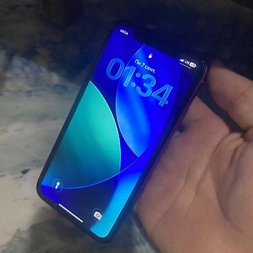 aphone 11: IPhone 11, Б/у, 128 ГБ, Красный, Наушники, Зарядное устройство, Защитное стекло, 77 % — 2