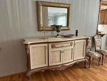 Qonaq otağı dəstləri: İşlənmiş, Masa və oturacaqlar, Divan, Servant, Kredit yoxdur — 8