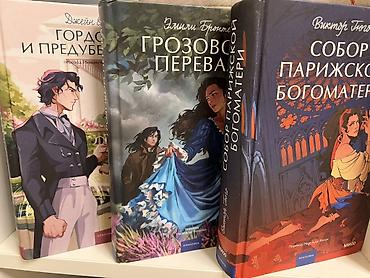 Набор художественных книг в твердом переплёте с иллюстрированными
