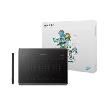 Графические планшеты: Huion, Б/у, Размер A5, Кабель, Совместим с macOS, Windows