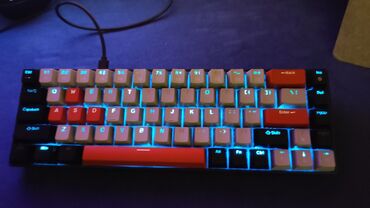 Sərt disklər (HDD): Gaming Keyboard 60% satılır Blue switchdi, tep tezedi az istifde