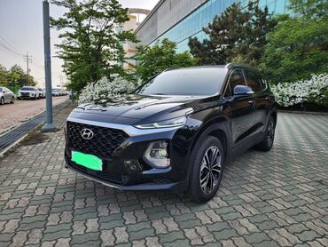 черный hyundai: Hyundai Santa Fe: 2019 г., 2 л, Автомат, Дизель, Внедорожник