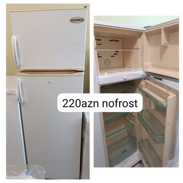 soyuducu satılır: Elekta iki kameralı soyuducu - Üst hissədə dondurucu, aşağıda