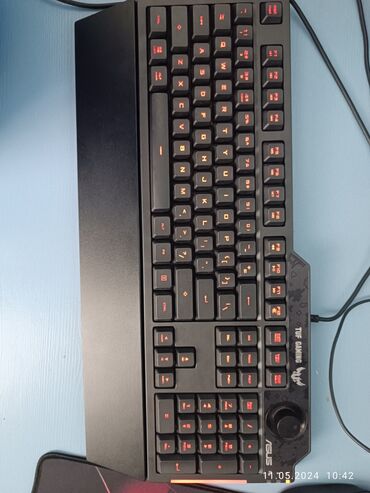 notebook klaviatura satisi: Asus tuf gaming k1 klaviatura. mexanizm: membrandır vəziyyət: az