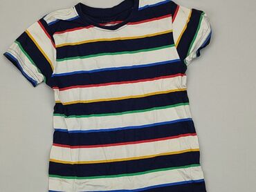 koszula w paski niebieska: Koszulka, Primark, 7 lat, 116-122 cm, stan - Dobry