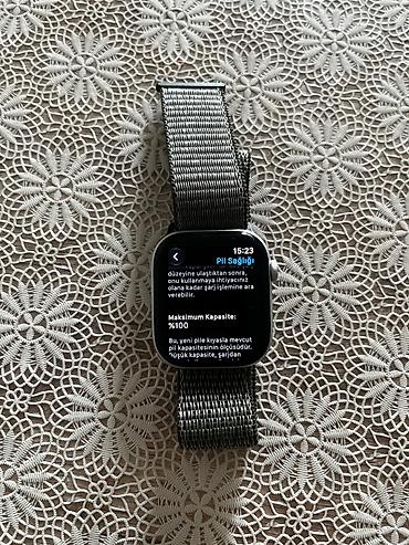Smart saatlar: İşlənmiş, Smart saat, Apple, Suya davamlı, rəng - Gümüşü — 3