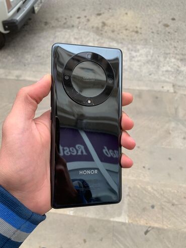 işləmiş telfonlar: Honor X9a, 128 GB, rəng - Qara, Barmaq izi