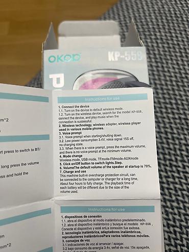 vozol 6 k: Yeni Kolonka, Növ - Bluetooth, rəng - Qara — 6