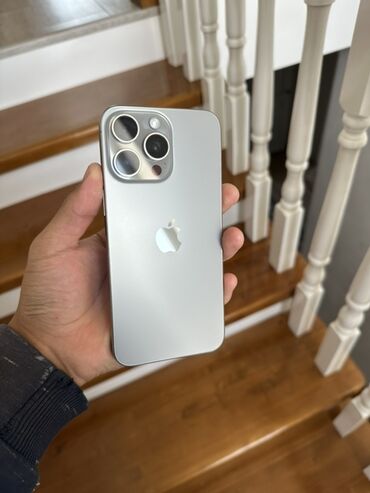 купит номер телефона: IPhone 15 Pro Max, Жаңы, 256 ГБ, Natural Titanium