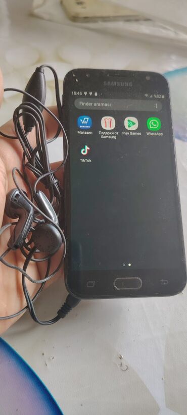 samsung galaxy j3: Samsung Galaxy J3 2018, 16 GB, rəng - Qara