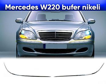 w220 bufer: Mercedes W220 arxa bufer nikeli xromu kantı Şəhər: Bakı Elanın növü — 2