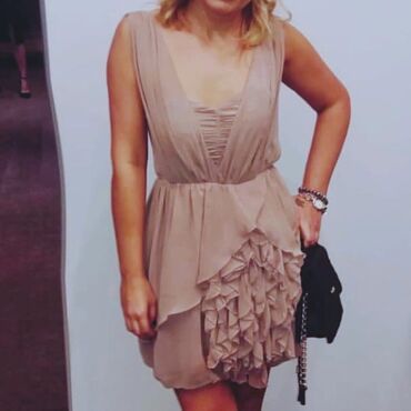 kaputi sa krznom novi sad: H&M M (EU 38), color - Beige, Without sleeves