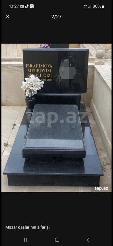 Başqa xidmətlər: Mərmərqranitqəbir daşlarının sifarişi .qəbul olunur — 19