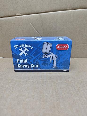 краскапульты: Краскопульт Shark Tools Paint Spray Gun - Верхний бачок 400 cc - — 1