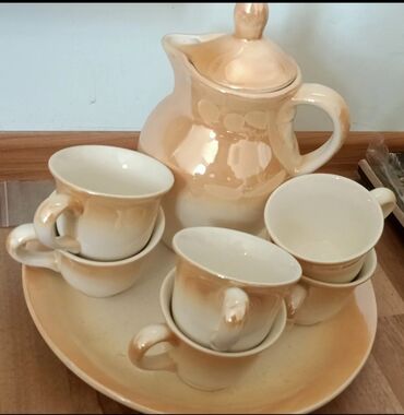 Çay dəstləri və servizlər: Çay dəsti, Farfor, 9 nəfərlik, Polşa
