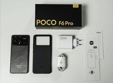 обменять старый телефон на новый: Poco F6 Pro, Новый, 256 ГБ, цвет - Черный, 1 SIM, 2 SIM, eSIM