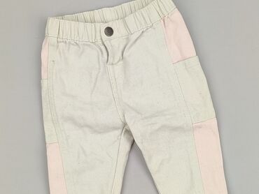 wiosenne sweterki: Baby material trousers, 6-9 months, 68-74 cm, So cute, condition - Very good