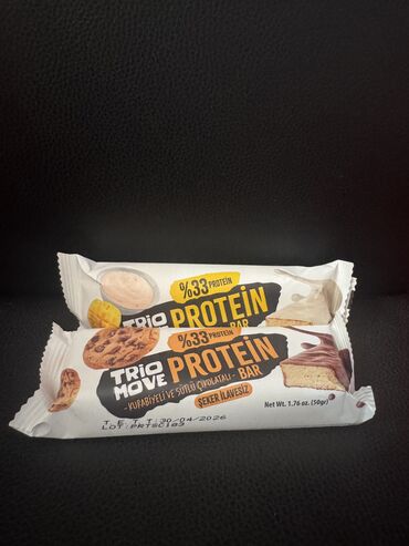 Digər idman qidaları: Protein batonlari keyfiyetli!! 📢 Trio Move protein batonlari artıq