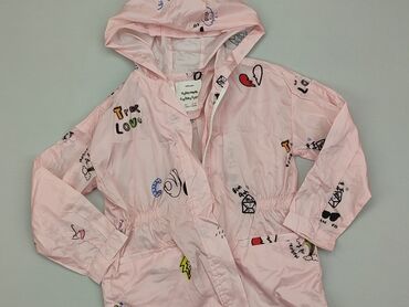 spodnie przeciwdeszczowe dla dziewczynki: Kurtka przeciwdeszczowa, Zara, 7 lat, 116-122 cm, stan - Bardzo dobry