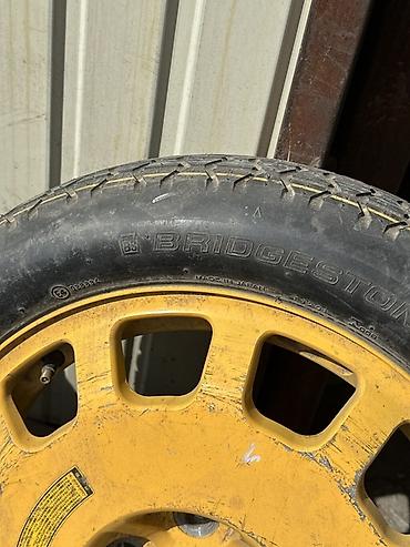 r17 subaru: Запасное колесо-докатка Bridgestone на оригинальном стальном диске — 2