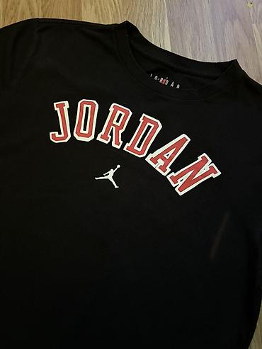 jordan kofta: Futbolka, Jordan, M, rəng - Qara — 2