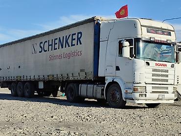 honda domani: Тягач, Scania, 2003 г., Тентованный — 4