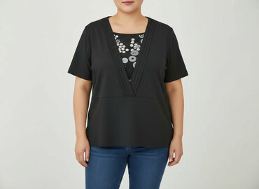 bluzki boho plus size: Жіноча блуза, розмір 2XL