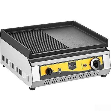 gril: Elektrikli qril döküm izgara 50 sm — 1