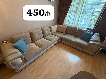 Digər mebel: MehimKünc divan 450₼. Ölçüsü 3.20/2.50. Açılmır baza yoxdur. Ünvan — 1