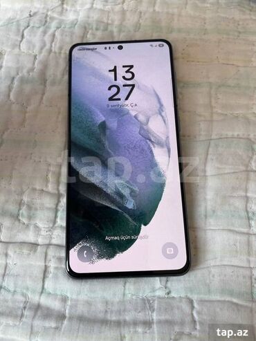 Çəngəllər: Samsung Galaxy S21 5G, 128 GB, rəng - Qara, Face ID
