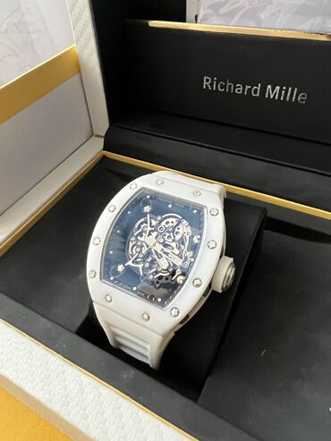 часы керамика: Часы Richard Mille RM-055 Bubba Watson Корпус: белая керамика