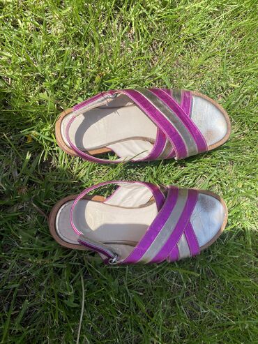 обувь для девочек: Детские босоножки, для девочек, б/у. Длина обуви 30 см