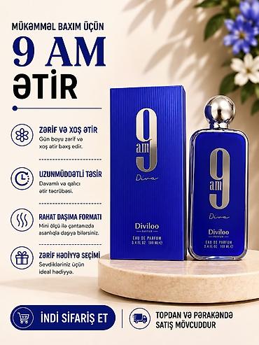 Diviloo brendindən gündəlik baxım üçün seçimlər: 1) 9 AM Diva – Eau