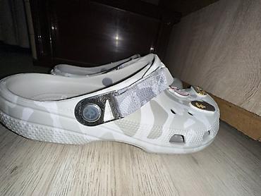 зонтик чатыр: Сабо, 40, 41, Crocs, Новый, цвет - Серый, Самовывоз — 3