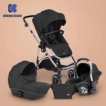 95 just do it: KikkaBoo kolica Thea 3in1 set sa autosedištem i tvrdom korpom – Black — 3