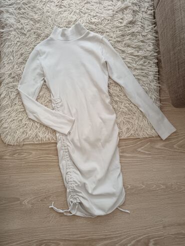 haljine za plažu zara: S (EU 36), bоја - Bela, Dugih rukava