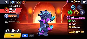 brawl stars 2: Brawl Stars hesabı. Hesabda ümumilikdə **89/102 döyüşçü** mövcuddur — 5