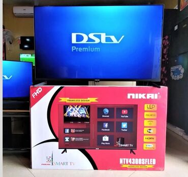 toshiba tv 140 ekran: Yeni Televizor Nikai 43" Ödənişli çatdırılma